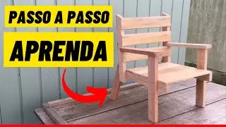 FAÇA VOCÊ MESMO ESTA CADEIRINHA PARA CRIANÇAS - FICOU FANTÁSTICA - SIMPLES E LINDA