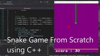 snake game in c++ | tutorial