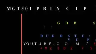 MGT301 PRINCIPLES OF MARKETING 100% CORRECT GDB IDEA SOLUTION 23-1-2020