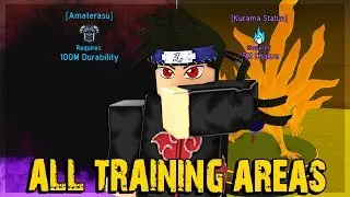 NOOB TO PRO! ALL TRAINING AREAS IN ANIME FIGHTING SIMULATOR ROBLOX