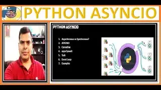45. Python asyncio | asynchronous | coroutine | async | await | tasks | Rajiv