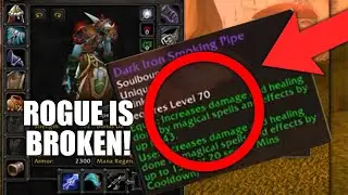 This is why spell power rogue is BROKEN in Classic TBC...