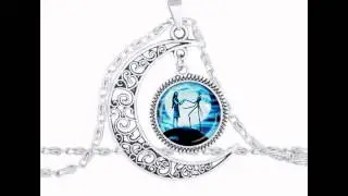 U & M Jewelry Charm Crescent Moon Nightmare