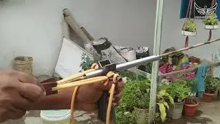 How to Make an Easy Survival Slingshot ? | DIY | Handmade Metal Fishing Gear #creative #youtube