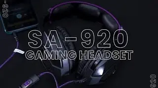 Sades Luna SA-920 Virtual 7.1 Surround sound Gaming Headphones