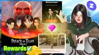 Attack On Titan ZEPETO EVENT Tutorial | Zepeto Zems and Coins💎✅ | #zepeto #zepetozems #attackontitan
