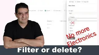 Delete items from lookup dropdown in SharePoint using PowerApps