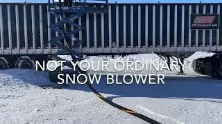 How to remove snow from trailers.