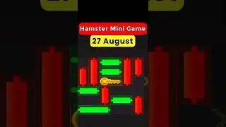 Hamster kombat mini game today | Hamster kombat mini game key | 27 August hamster kombat new key