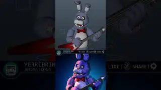 FNAF AR | FNAF 1 Bonnie | Behind the scenes | Animation reel | Yerribrine