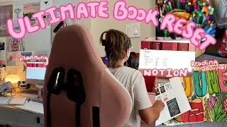 THE ultimate book reset 📖⌨️⎮ Notion tour, planning, reading journal and more!