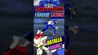 Shin Sonic Tapes vs Shadow pero es Anime Batalla Épica🤯 #fandub #sonic