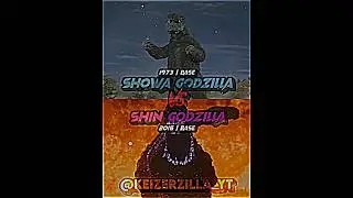 Showa Godzilla vs Shin Godzilla || 