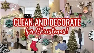 CLEAN AND DECORATE FOR CHRISTMAS WITH ME // ULTIMATE FESTIVE CLEANING MOTIVATION