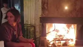 Настоящий камин. 02.09.2023.