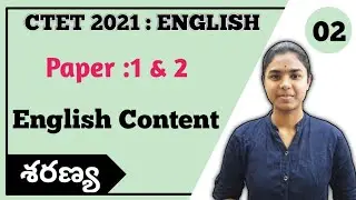 English Content Classes | Ctet 2021 | Ctet Telugu