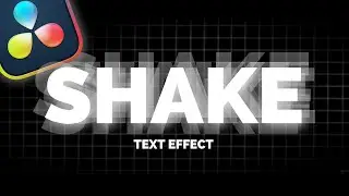 How To Make Shaking Text In Davinci Resolve 18 | Text Shake Effect