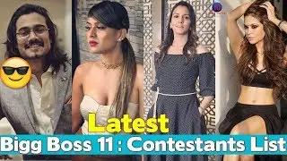 Bigg Boss 11 Contestant List Confirmed | Celebrity Contestant | bb ki vines | Priyank is in Show