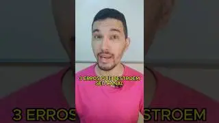 3 erros que IMPEDEM o seu canal no YouTube de crescer #crescernoyoutube