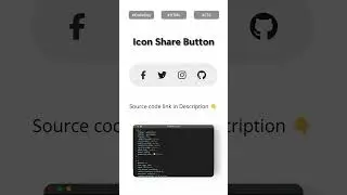 CSS Button Hover Effect: Slide to Reveal Social Icons 🚀 | Code Guy  