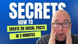 Canva Post Design | How To Use Canva To Write & Create 20 Social Posts In As Little As 2 Minutes