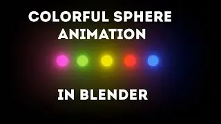 Spiral Colorful Sphere Animation
