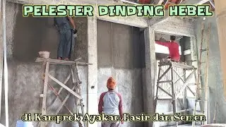 CARA MELESTER DINDING HEBEL DI KAMPROK TERLEBIH DAHULU