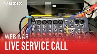 Live Field Service troubleshooting call using Vuzix Smart Glasses