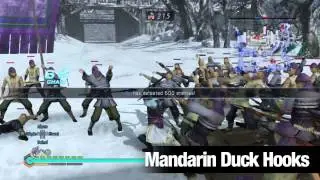 DYNASTY WARRIORS 8 EMPIRES - MANDARIN DUCK HOOKS GAMEPLAY