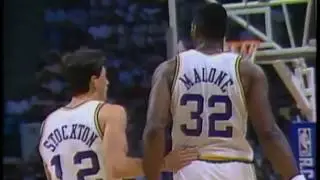 John Stockton and Karl Malone - NBA Hardwood Heroes (9/9)