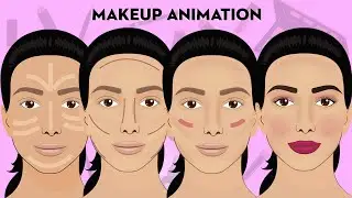 Makeup Animation | ASMR Animation Makeup | 