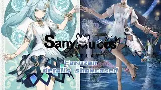【SanyMuCos】Genshin Impact Faruzan Top And Skirt Cosplay Costume Show