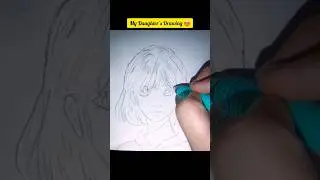 My Daughters Drawing ❤️ #shorts #shortvideo #youtubeshorts #drawing @PaintellectualPriyA #easy
