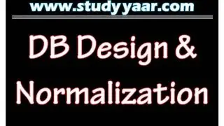Database Design and Normalization  - Full Video