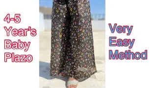 Beautiful Palazo Pant Cutting & Stitching | Circular Palazo | Umbrella Plazo | A-Line Palazo Pant