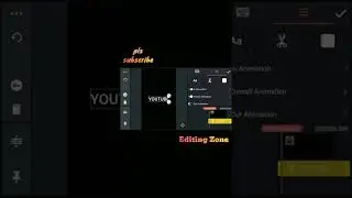 kinemaster video editing tutorial trending glitch text animation ||