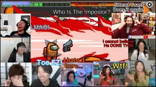 Streamers react to Disguised Toast Among Us bait on Leslie