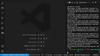 Install and updating python packages for the RSM-MSBA docker container