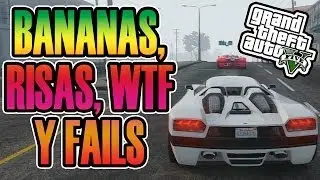 GTA V ONLINE | BANANAS, LAUGHS, WTFs, FAILS, AND MUCH MORE XD | RANDOM MOMENTS | Josemi