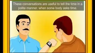 Short conversation telling time