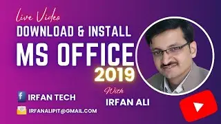 How to download & Install MS Office 2019 free in Windows 10 & Windows 11 by IrfanTech 01
