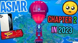 ASMR Gaming 🥺 Fortnite Chapter 2 in 2023 iPhone Relax Gum Chewing 🎮🎧 Controller Sounds + Whispers 💤
