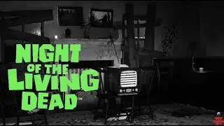 🧟‍♀️ Night of the Living Dead 1968 Living Room Ambience! | Zombie Outbreak Alert:  