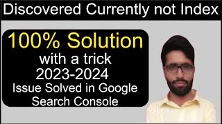 Discovered-currently not indexed | Discovered-currently not indexed Solution For Blogger