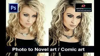 How to Convert Photo to Vector Novel Art | Photoshop Tutorial