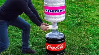 Coca-cola VS Mentos in Gallons