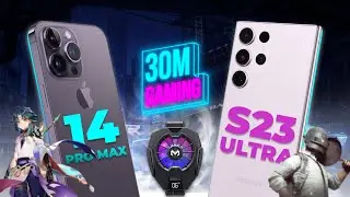 GẮN SÒ LẠNH hay không, S23 Ultra là sự BỨT PHÁ! 🟣 Galaxy S23 Ultra vs 14 Pro Max - 30M GamingS4 #7