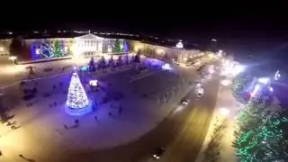город курган  новогодняя площадь 2016-2017