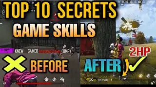Top 10 Secrets Game Skills | Free Fire Best Pro Hidden Tips and Tricks