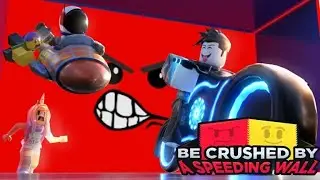DONT GET CRUSHED BY THE SPEEDING WALL!! (Roblox)